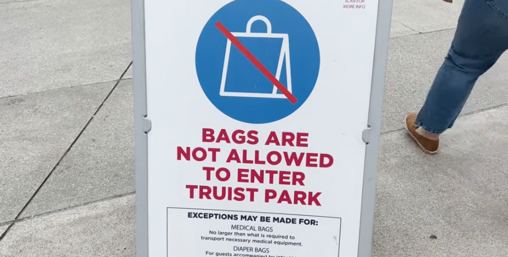 Atlanta Braves Bag Policy Atlanta Braves Bag Policy