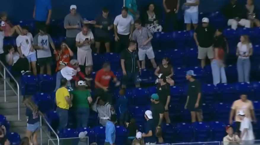 Phillies Fans At Yankee Stadium